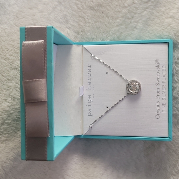 Paige Harper Swarovski Crystal Halo Necklace - Picture 3 of 7